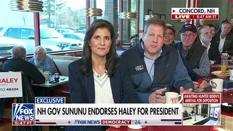 Nikki Haley Chris Sununu Hit Campaign Trail In New Hampshire After