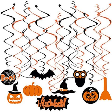 Luoem Halloween Party Hanging Swirl Decoration Dizzy Dangler Scary