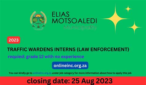 Traffic Wardens Interns Law Enforcement Onlineinc