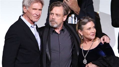 Harrison Ford Carrie Fisher Funeral