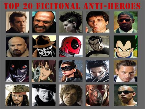 Top 20 Anti Heroes By Mynameisarchie On Deviantart