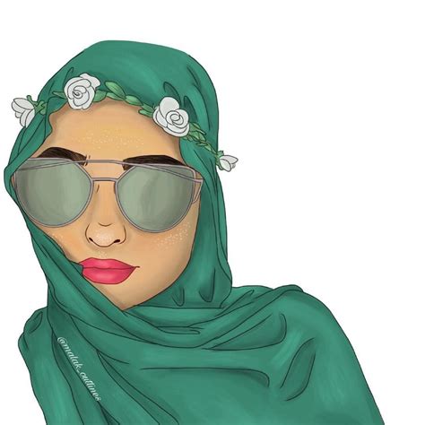 Pin by shoona on Hijab illustration رسومات الحجاب Hijab cartoon Cute girl drawing Girly