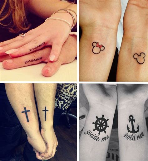 How adorable are these matching finger tattoos? King and Queen Tattoos | Best Couple Tattoo Ideas