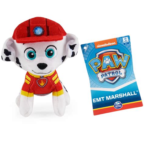 Buy Paw Patrol 5 Inch Emt Mashall Mini Plush Pup For Ages 3 And Up