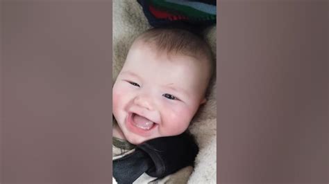 Babys First Laugh With A Surprise At The End 2 Youtube
