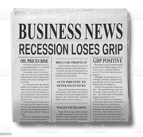 Business Newspaper Stock Photo - Download Image Now - iStock