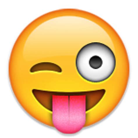 Tongue Emoji Emoji Wink Emoticon Smiley Face Tongue Transparent Images And Photos Finder