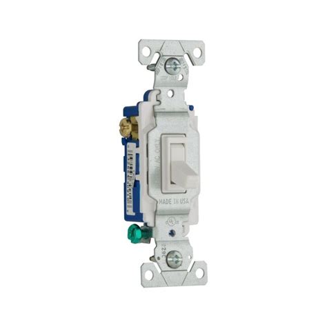 Eaton 15 Amp 3 Way Toggle Light Switch White 10 Pack At