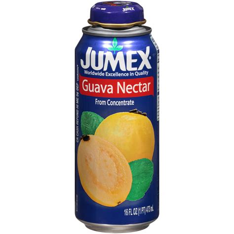 Jumex Guava Nectar From Concentrate 16 Fl Oz Can Bottle Walmart
