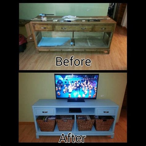Old Dresser We Turned Into A Tv Standentertainment Center Tv Stand