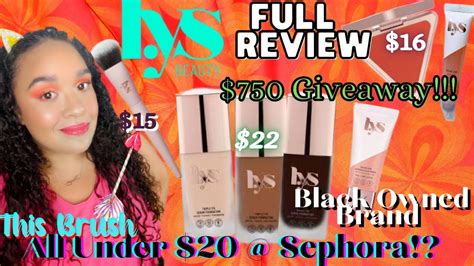 Testing Everything From Lys Beautyi Won A Huge Giveawaylys Makeup And Brushestasha St James