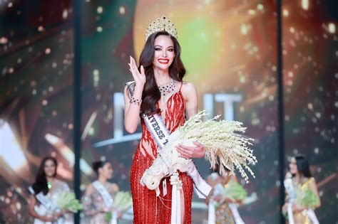 anna sueangam iam crowned miss universe thailand 2022 staged in bangkok over the weekend tpn