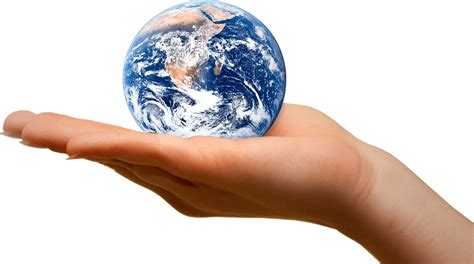 Globe Earth In Hand Png