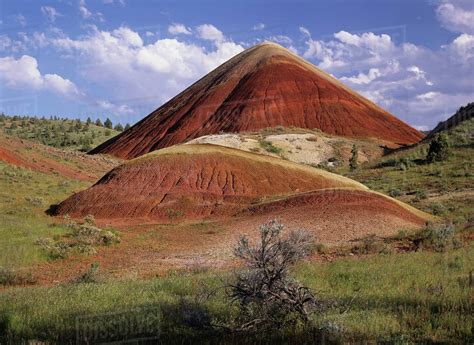 Usa Oregon John Day Fossil Beds National Monument Red Claystone