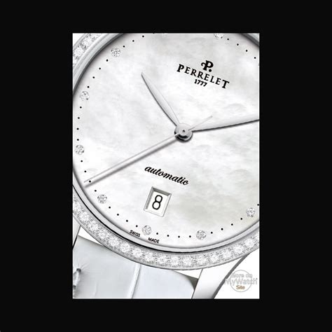 Watch Perrelet First Class Lady Classic Collection A20501 Steel White Mother Of Pearl Dial
