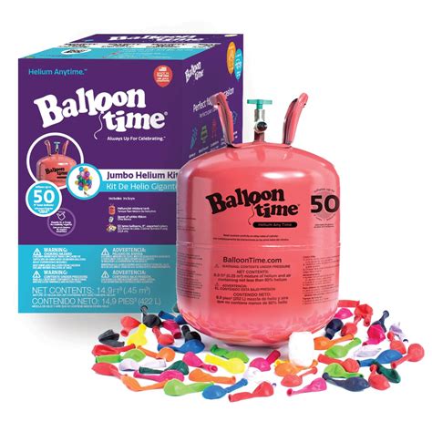 Buy Balloon Time Jumbo 12 Helium Tank Blend Kit 18x16x12 Online At
