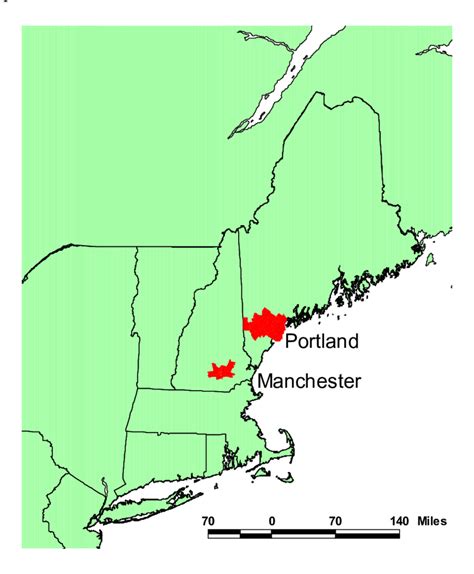 Map Of New England Area Maping Resources