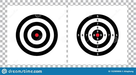 Blank Arrow Target Blank Gun Target Paper Shooting Target ...