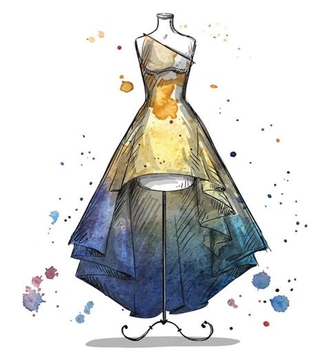 Diseños De Vestidos Para Dibujar 100 Ideas De Vestidos Para Dibujar