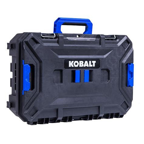 Kobalt 2125 In Black Plastic Lockable Tool Box In The Portable Tool