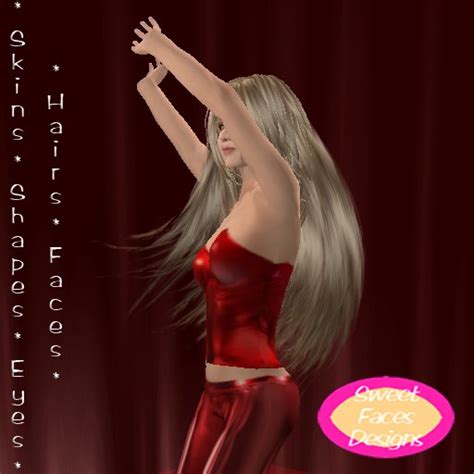 Second Life Marketplace Sale Ivanka V1 [l02] Flowing Long Blonde Hair Flexi Hair Soft Hair