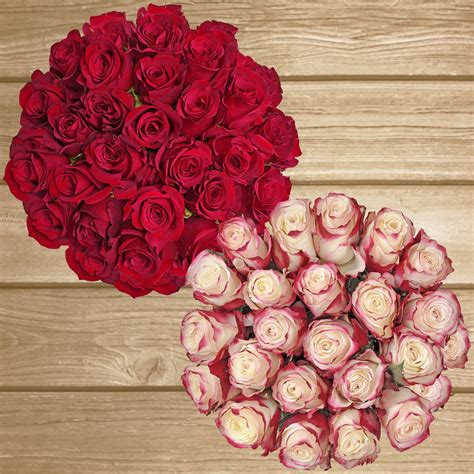Red And Bicolor Redwhite Roses Ebloomsdirect Weddings Rose 2019 2020