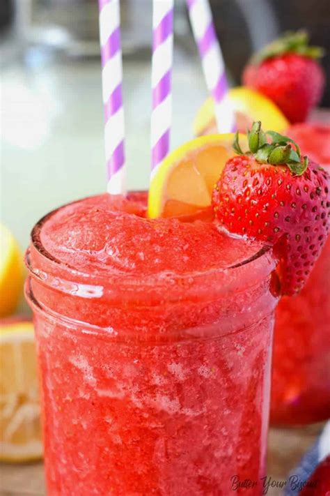 Strawberry Lemonade Vodka Slush Butter Your Biscuit