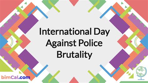 International Day Against Police Brutality 2024