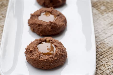 Turtle Cheesecake Thumbprint Cookies Bake Or Break