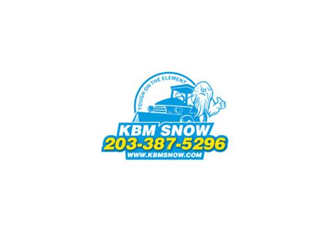 Kbm Snow Plowing Logo By Gershdude
