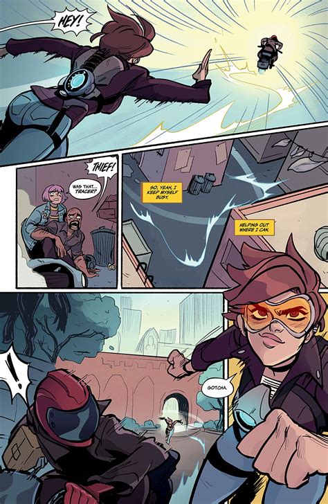 New Overwatch Tracer London Calling Comics From Dark Horse