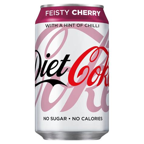 Diet Coke Feisty Cherry 330ml Approved Food