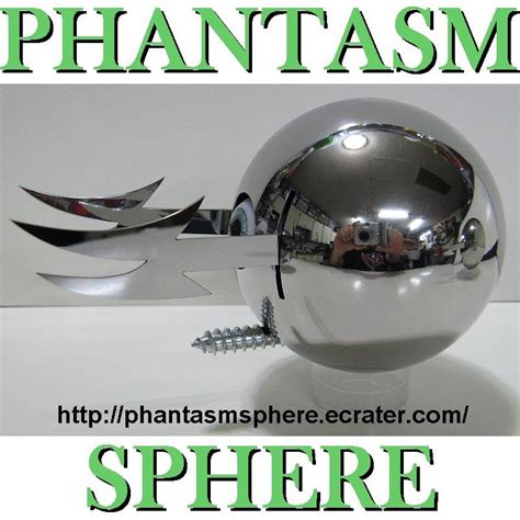 Metal Phantasm Sphere Ball Prop Replica With Eye And Blades Replica
