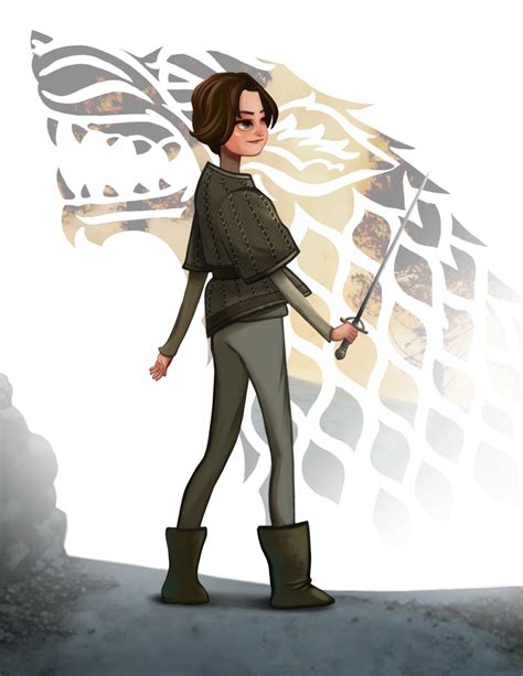 Arya Stark From Game Of Thrones Song Of Ice And Fire Art