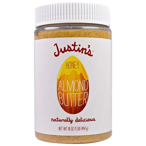Justins Nut Butter Honey Almond Butter 16 Oz 454 G Iherb