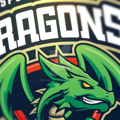 Green Dragon Esports Logo By Breoworx On Deviantart