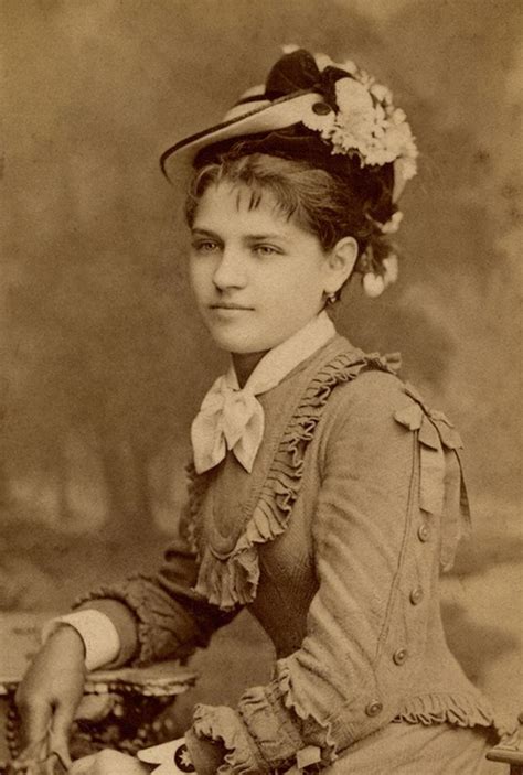 Young Woman Dressed Very Fashionably Hungarian C 1880s Vintage