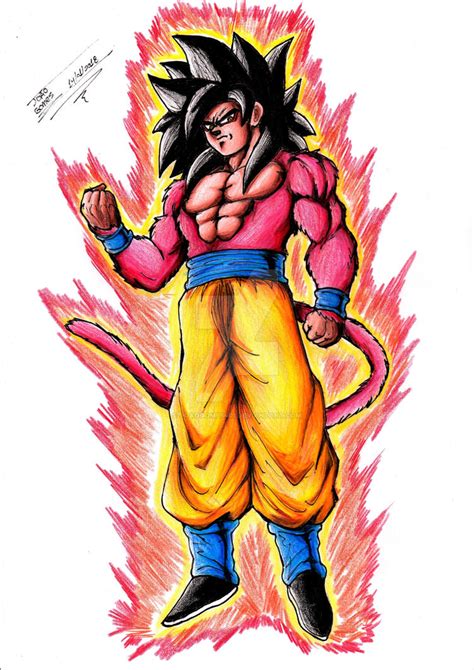 Goku Super Saiyan 4 By Joaogomes401 On Deviantart