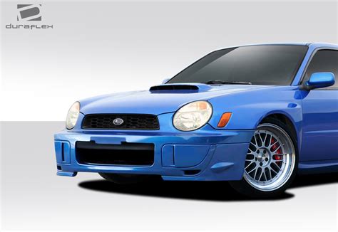 Fits 2002 2003 Impreza Wrx Sti Duraflex Sti Look Front Bumper 1 Piece