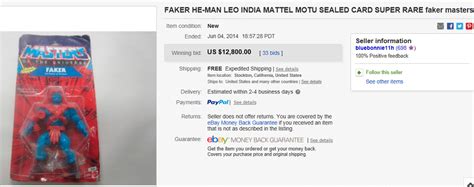 Most Expensive Action Figures Sold On Ebay June 2014