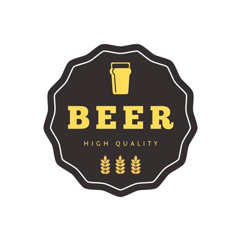 Logo De Cerveza Modelo Para Imprimir