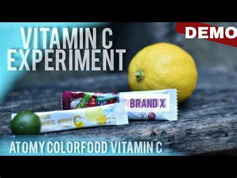 Atomy vitamin c atomy color food vitamin c contains 7 types of color food ingredients with 500mg of vitamin c is a daily necessity that supports good health and growth. Vitamin C Demo | Atomy Vitamin C Power (English) - YouTube