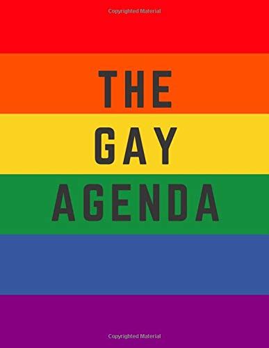 [download lgbt theme rainbow the gay agenda notebook blank lined jo twitter
