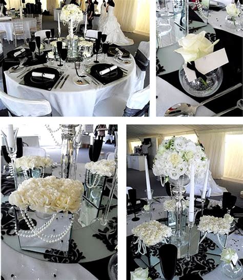 Wedding Inspiration Center 2012 Elegant Black And White Wedding