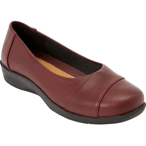Comfortview Comfortview Womens Wide Width The Gab Flat Shoes