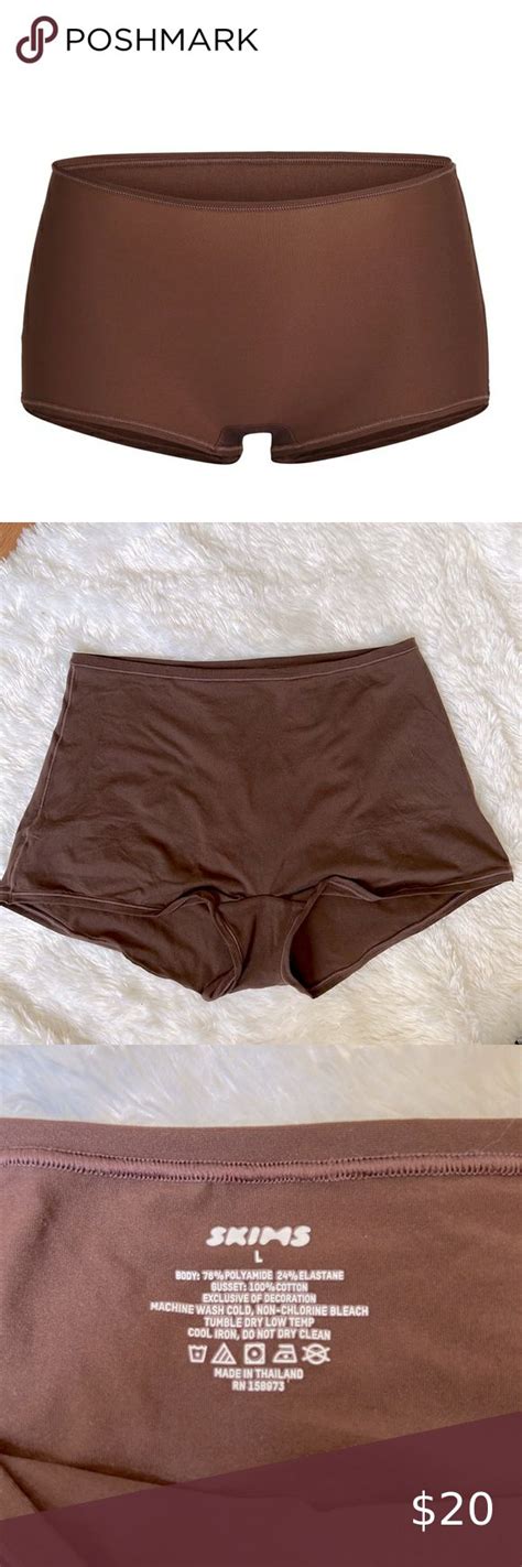 Nwot Skims Fits Everybody Boy Short Cocoa Size L Boy Shorts Clothes