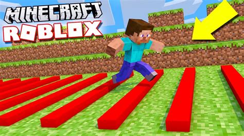 Roblox Obby In Minecraft Youtube