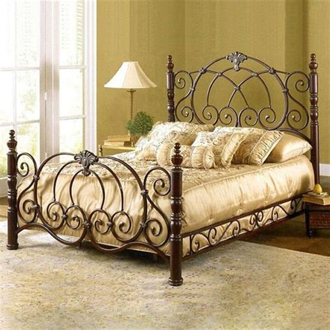 Iron Beds For Modern Decor And Style Wrought Iron Beds Luxurious