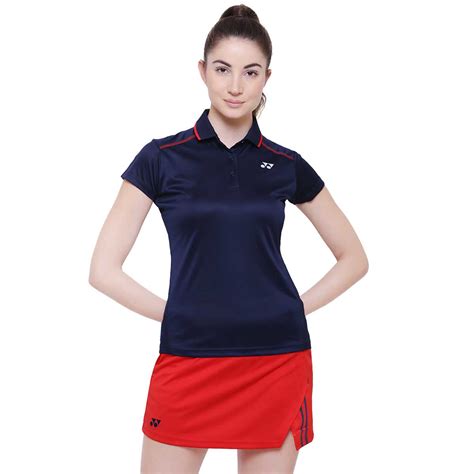Get Yonex Womens Polo T Shirt Navy Blue 20369 Online At Lowest