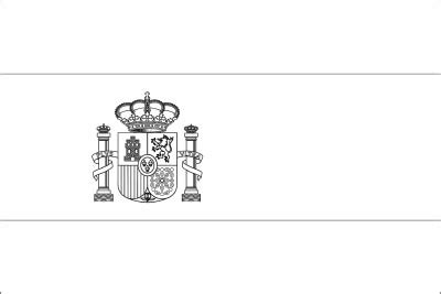 Spaniens flagga information, inklusive uppgifter om statligt spanien. Färglägg Spaniens flagga